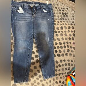 Maurice’s Distressed Blue Denim Jeans